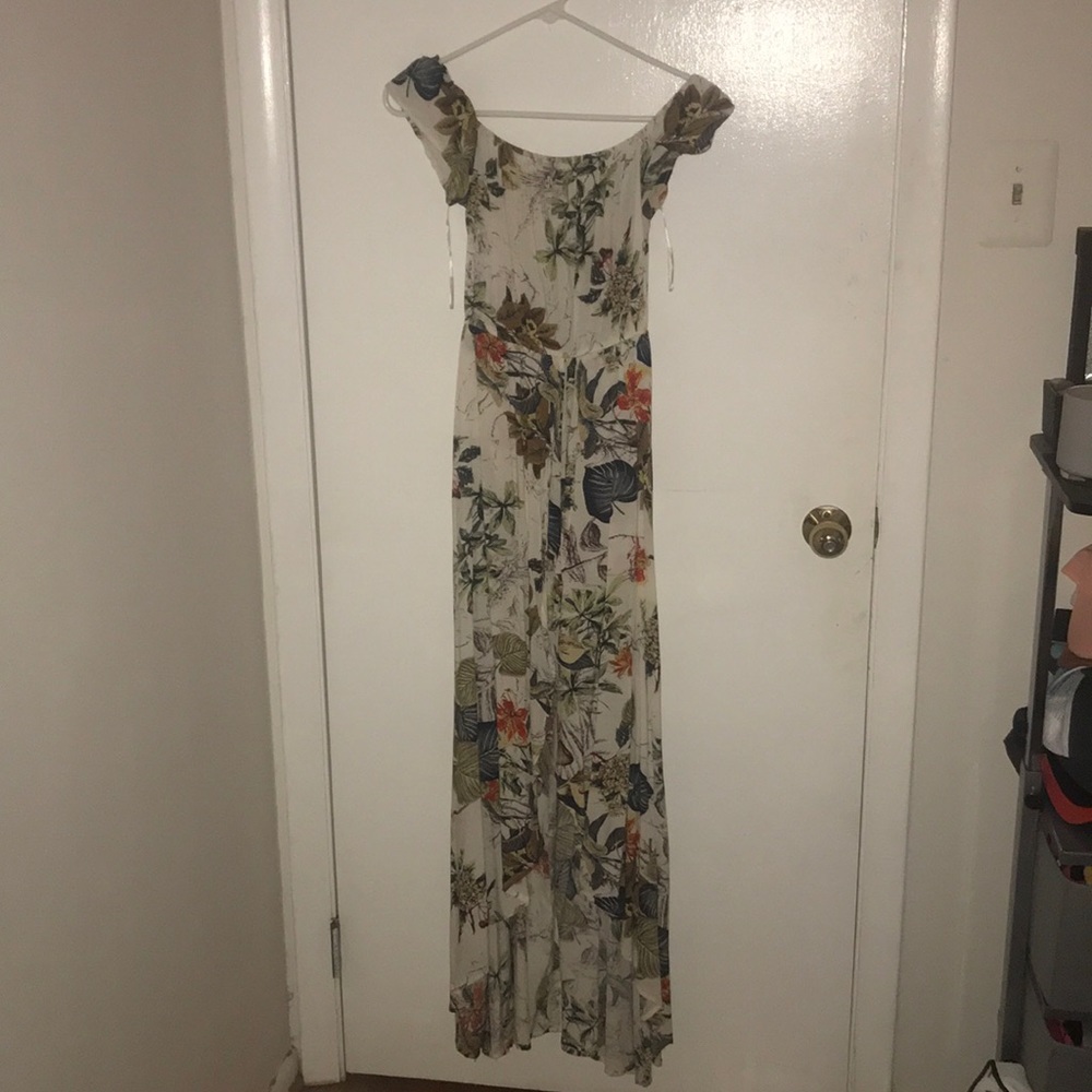 Fashion nova floral high low romper